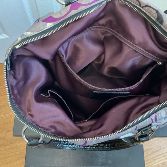 Coach Daisy Optic Print Multi-Tote M1294-F22961 In Purples - Picture 9 of 15